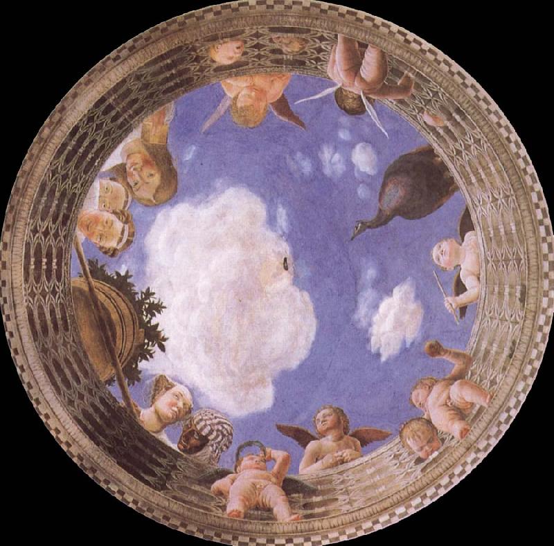 Andrea Mantegna Detail of Ceiling from the Camera degli Sposi Germany oil painting art